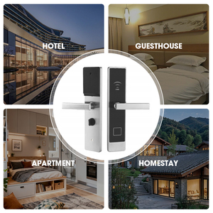 Cerradura Inteligente para Hotel de Acero Inoxidable, con Tarjeta RFID, Contraseña Digital, Sistema de Cerradura Electrónica con Gestión Centralizada y Seguridad - Product Image 3