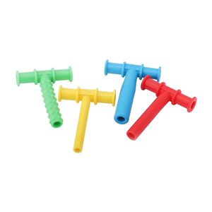 <span class=keywords><strong>Tubes</strong></span> de dentition sensoriels en silicone souple pour bébés, jouets multicolores pour la thérapie orthophonique et l'autisme - Product Image 1
