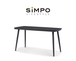 SIMPOLIFESTYLE Premium Outdoor Furniture Set Luxury Garden <strong>MESA</strong> High Dining Chair Balcony 6Seats Aluminium Bar <strong>Table</strong> - Product Image 1