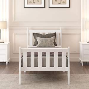 Cama Individual de Madera Estilo Trineo para Adultos, Económica, para Apartamentos Pequeños o Casas de Alquiler - Product Image 2