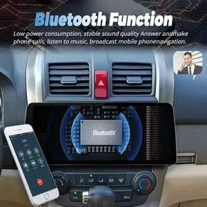 Lettore Multimediale Android 13 con Schermo da 12,3 Pollici 1920*720 per Honda CRV <span class=keywords><strong>CR</strong></span>-V <span class=keywords><strong>2006</strong></span> 2008 2012, GPS, Carplay - Product Image 6