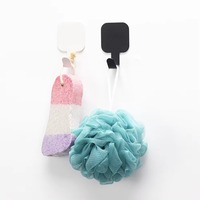 Crochet mural en métal auto-adhésif robuste, vente en gros d'usine, logo personnalisé accepté, crochet de rangement multifonctionnel sans perçage