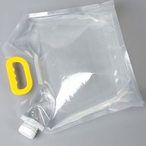 Bouteille d'eau pliable transparente en plastique portable pour l'extérieur 5L - Product Image 3