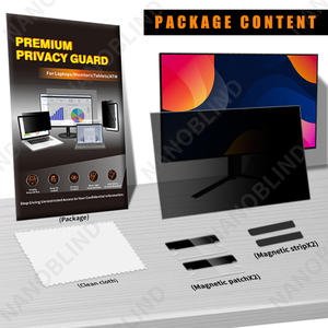 23.8 Inch Magnetic Computer Privacy <strong>Screen</strong> Removable Anti-Glare <strong>Shield</strong> for Frameless 16&amp;9 Widescreen <strong>Monitors</strong> - Product Image 6