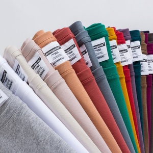 T-shirt in cotone traspirante <span class=keywords><strong>a</strong></span> maniche corte girocollo da uomo e donna, tinta unita 180g, con stampa logo in rilievo, in Sirospun, all'ingrosso, nuovo modello - Product Image 1
