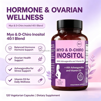 120 Capsules de Myo D Chiro Inositol avec Ashwagandha et Vitamine D3 pour le bien-être des femmes