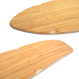 Nouveauté : Planche à roulettes en bambou personnalisée, planche longue sur mesure - Product Image 6