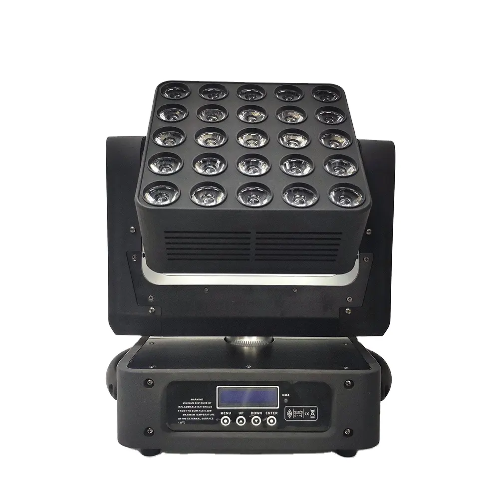 Apparecchi di illuminazione della fase 25*12W RGBW 4in1 LED Matrix Moving Testa DJ Luce per Discoteca Bar