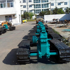 Système de châssis à chenilles de train de roulement en caoutchouc bon marché pour les zones humides agricoles - Product Image 2