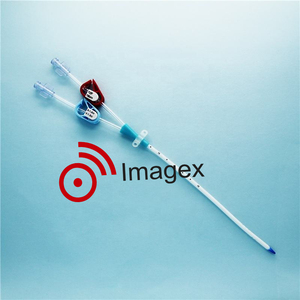 Kateter hemodialisis tiga Lumen untuk perawatan dialisis intensif untuk penggunaan dokter hewan dan medis - Product Image 2