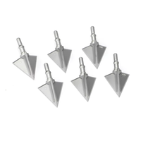Tir à l'arc 100Gr 3 lames à tête large X3 pointes de flèche pointes de lame de chasse arbalète avec vis pour accessoires de tir de chasse à l'arc