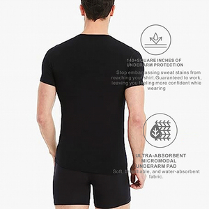 Polo à col en V pour hommes Chemise <span class=keywords><strong>Ete</strong></span> Sweat Proof With Cool Tactical Quick Dry Sport Boys Oversize T-Shirt - Product Image 2