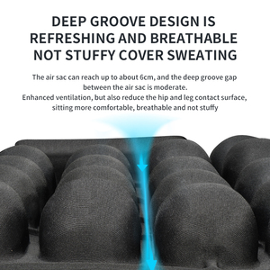 Cojín de Masaje <span class=keywords><strong>Shiatsu</strong></span> Portátil USB <span class=keywords><strong>2026</strong></span> Comfort Pressure para Conductores de Automóviles/Camiones, Alivio del Dolor de Cadera, Inflable y No Tóxico - Product Image 4