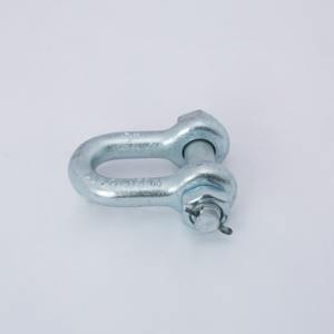 Aleación de acero G210 Galvanizado Tipo EE. UU. Tornillo Pin D Arco Grillete 1/2 "Spray de plástico - Product Image 3