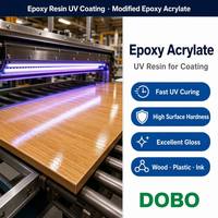 Resina Epoxi Acrílica de Curado UV DOBO para Recubrimiento de Madera, Tinta y Plástico, Curado Rápido, Alta Dureza, Oligómero Epoxi Acrílico Modificado
