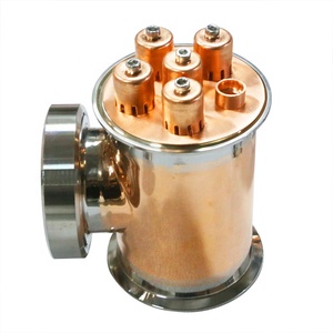 Tee di riflusso in vetro <span class=keywords><strong>a</strong></span> <span class=keywords><strong>vista</strong></span> con colonna di distillazione in rame da 4 pollici - Product Image 1