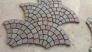 Chất lượng cao đá tự nhiên Trung Quốc Màu Xanh Lá Cây màu xám đỏ <span class=keywords><strong>porphyry</strong></span> Cobble Stones Granite <span class=keywords><strong>porphyry</strong></span> <span class=keywords><strong>Cube</strong></span> đá cho sàn ngoài trời giá - Product Image 5