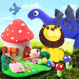 Vente en gros de 1 kg de pâte à modeler légère et séchée à l'air, 36 couleurs, pâte à modeler douce et non collante pour les cours d'art scolaire, certifiée EN71 ASTM, OEM - Product Image 2