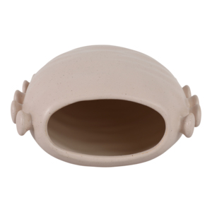 Vaso Decorativo in Ceramica con Dettagli Laterali, Formato Piccolo per Soggiorno, Camera da Letto, Ufficio - Product Image 6