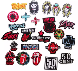 Toppa in Tessuto Impermeabile Ricamata con Logo Band, Termoadesiva, per Riparazione Abbigliamento <span class=keywords><strong>Slipknot</strong></span> - Product Image 1