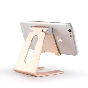 便携式铝制可调折叠式多色手机电话桌面折叠桌手机靠背支架支架