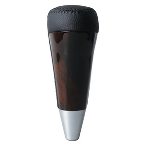 Toyota Lexus Shift Knob Wood Grain Leather Classic Style QZXN-H68 <b>Car</b> <b>Interior</b> Part - Product Image 1