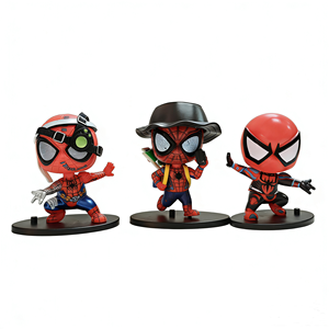 迪華OEMカスタムメイド3DプリントPVCミニアクションフィギュアモデル漫画風アニメアクションフィギュア - Product Image 1