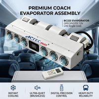 ACTECmax BC223 Conjunto de Evaporador Sin Escobillas 12V 24V 48V LHD RHD Motor BLDC Control Remoto Unidad de CA de Servicio Pesado para Camiones y Autobuses HVAC