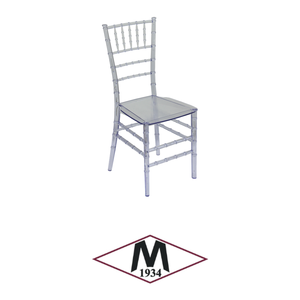 Chaise Chiavari empilable en résine légère transparente M1934 - Product Image 3
