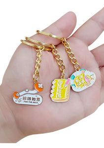 Mini porte-clés personnalisés en alliage de zinc émaillé léger de haute qualité, vente en gros, fabricant chinois - Product Image 5