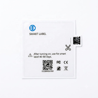 Autocollant intelligent HST IoT Bluetooth ultra-fin pour l'identification des actifs avec batterie intégrée et suivi GPS mondial