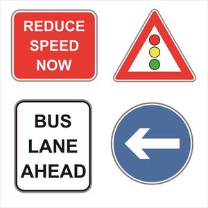 علامة تحذير مخصصة من الألومنيوم لسلامة الطرق - Product Image 3