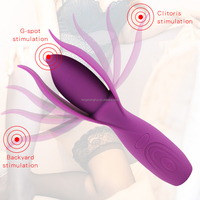 APP-Fernbedienung 10 Modi IPX7 Wasserdicht Umweltfreundlich Realistisches Gefühl Silikon USB Aufladbar Gleitgel-Vibrator-Stab