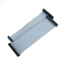 Câble ruban plat IDC personnalisé de 2.54mm avec FC 6/8/10/14/16/20/26/30/34/40P prise IDE double rangée câble d'extension femelle FC 40 broches