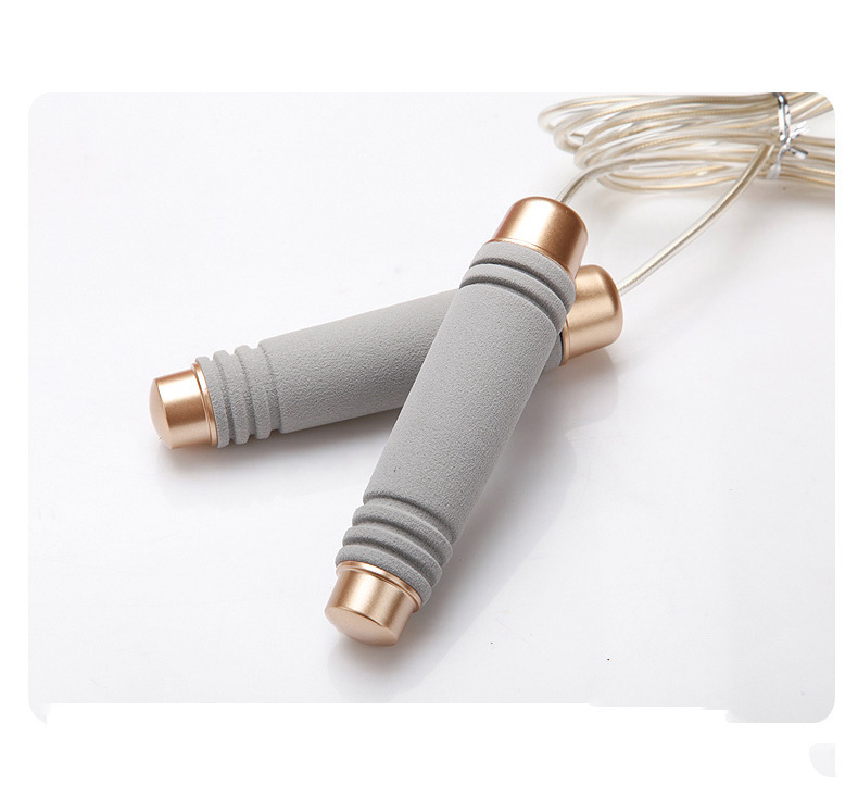 Pandemic kits skipping rope tangle-free with ball bearings rapid speed jump cable and 6" foam handles
