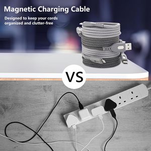 Cable Usbc Magnético Tipo C Pd Bio Datos móviles Imán trenzado plegable automático Tipo C <span class=keywords><strong>Cargador</strong></span> USB Cable <span class=keywords><strong>de</strong></span> carga magnético - Product Image 6