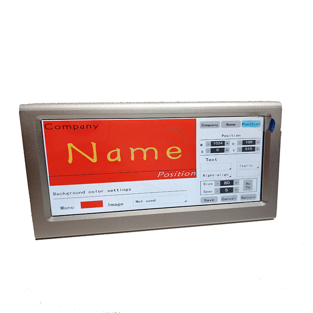 Electronic Digital Name Plate Conference System Electronic Table Card Dual Screen for Conference System