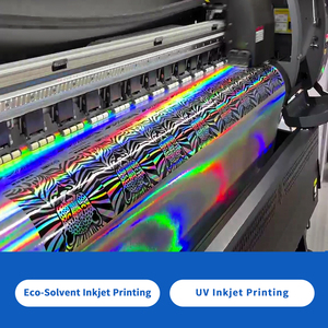 <span class=keywords><strong>Vinyle</strong></span> adhésif holographique PVC <span class=keywords><strong>imprimable</strong></span> pour publicité automobile, effet arc-en-ciel brillant - Product Image 5