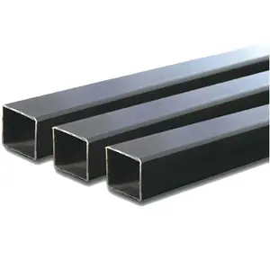 Low carbon steel hollow sections welded square and rectangular tubes thin wall metal fence posts