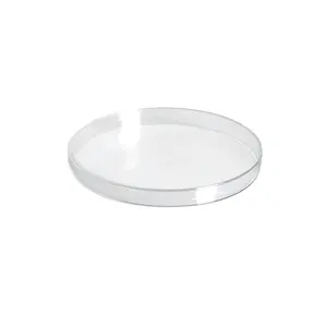 Placa de cultivo celular desechable transparente, placa de Petri de plástico estéril de 90mm