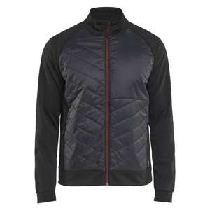 BLAKLADER - 341825269956L Sweat-shirt hybride Noir/Rouge-EAN 7330509959237 WORK HOODIES - Product Image 1