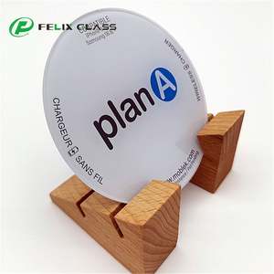 Panneaux de verre sérigraphiés noirs FELIX, panneau de visualisation en verre trempé pour équipement - Product Image 3