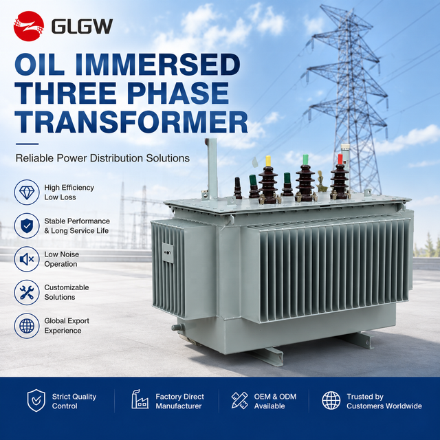 Customized Transformer Manufacturer Oil Filled Distribution Transformer 10kV 11kV 20kV 33kV Power Industrial 3 Phase Transformer