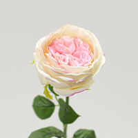 Bouquet de mariage en roses artificielles Austin effet naturel 47,5 cm – Nouvelle Arrivée – Vente en gros pour la Fête des Mères et Noël