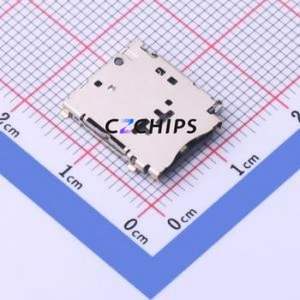 XKNANO-1131-04 SIM Card Connector SMD Connector Self-Return Type Nano SIM Card Card Holder With Card Detection - Product Image 1