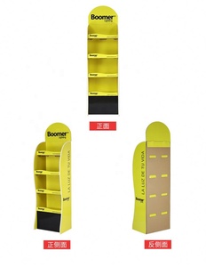 Custom Logo Print <strong>Pop</strong> <strong>up</strong> CYJ <strong>Paper</strong> Corrugated Floor Supermarket Retail <strong>Display</strong> Shelves Cardboard Floor <strong>Display</strong> Stand - Product Image 3