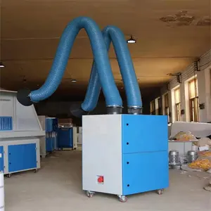 Welding Fume Extractor suction arms automatic clean dust collector smoke extractor