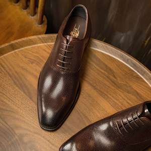 Zapatos de PU para Hombre, Punta Puntiaguda, Sin Cordones, Impermeables, Casuales, Formales, Brillantes, Juveniles, Versátiles - Product Image 2