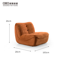 Canapé-lit moderne de luxe relaxant sans os, en mousse compressée, pour salon, fabriqué à Foshan