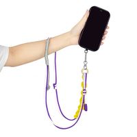 Sangle de téléphone portable ajustable multi-couleurs personnalisée en paracorde, cordon universel pour téléphone portable avec crochet en métal